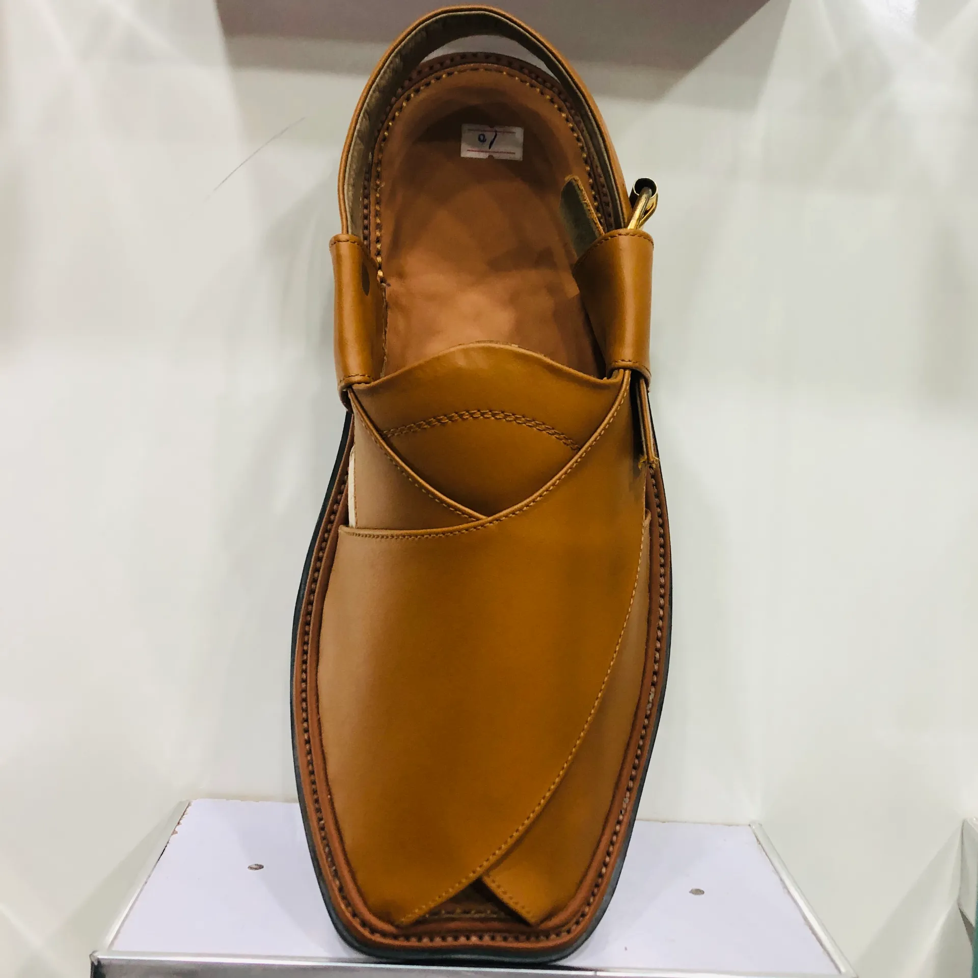 Leather Bag Peshawari Chappal