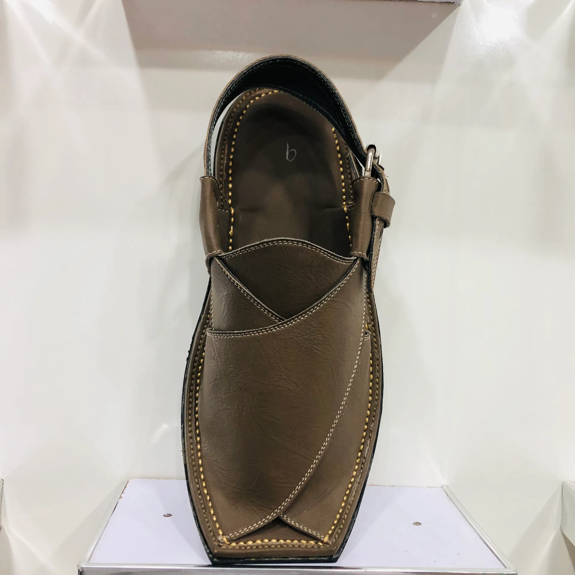 Cut Piece Leather bag Peshawari Chappal